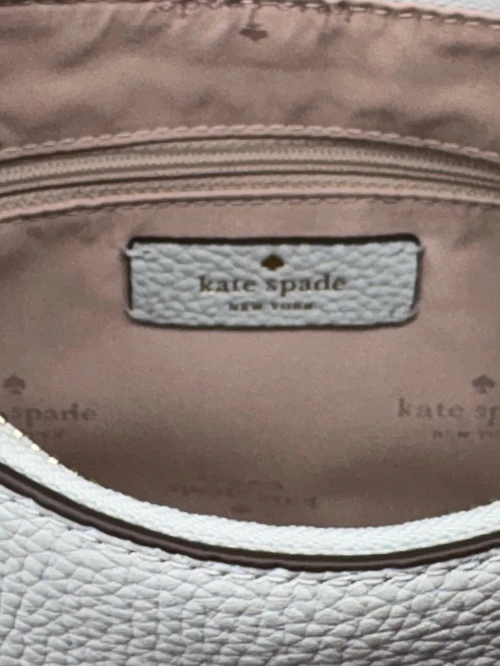 Kate Spade New York Pebbled Leather Convertible Crossbody Bag in Crisp Sky NWT‎